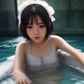 女性内容编辑工作照，坐在电脑前认真整理资料，表情专注